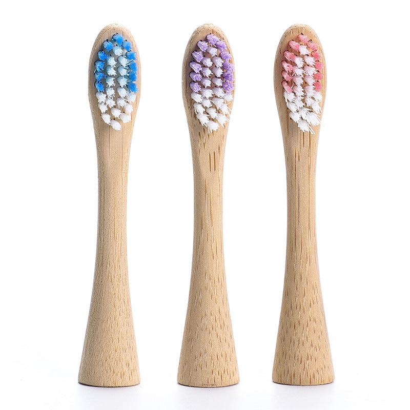 Electric Bamboo Toothbrush Head