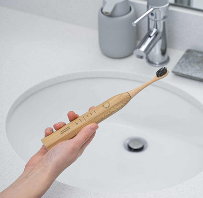 Eco-Friendly Bamboo Electric Toothbrush | BrushKind